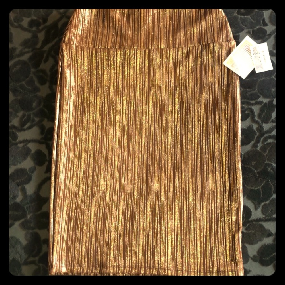 BNWT!  GOLD Cassie Pencil Skirt-LuLaRoe-size SMALL
